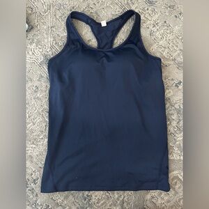 Uniqlo Navy Blue Racerback Tank Top